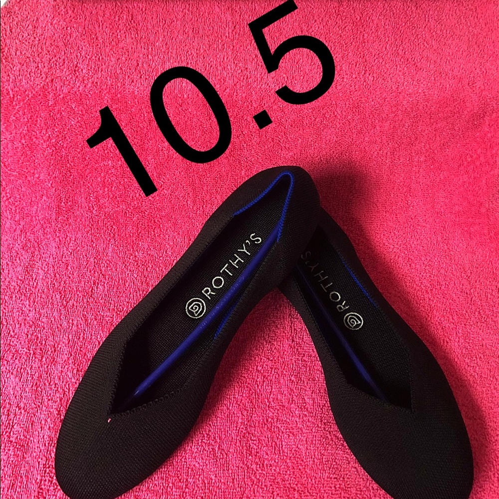 ROTHY’S NIB Solid Black Size 10.5